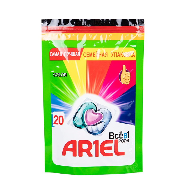 Flachbodenbeutel für Waschmittel